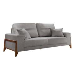 Sofá 3 Lugares Living Linho M-130 Martins - Martins Estofados, Cinza