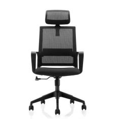 Cadeira Presidente Pelegrin Premium PEL-A106 Tela Mesh Preta