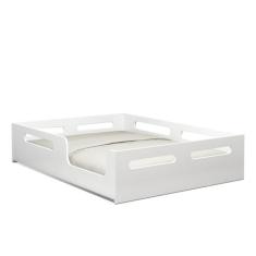 Cama casal montessoriana pop new branca potente