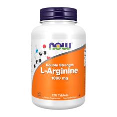NOW Foods L-Arginina 1000mg L-Arginine 120 Tablets Importado