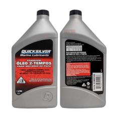 Óleo Para Motores de Popa 2 Tempos Quicksilver TCW3 1 Litro - Mercury