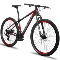 Bicicleta aro 29 alfameq makan freio a disco mecanico 24v - câmbios index-Unissex