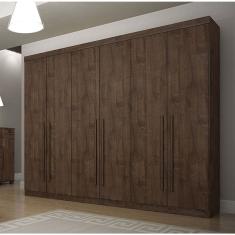 Guarda Roupa Casal Gramado 6 Portas 6 Gavetas MDF Gramado-canion Star Móveis