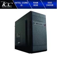 Computador Icc Core I5 3.20Ghz 8Gb Hd 240Gb Ssd Kit Multimídia Monitor