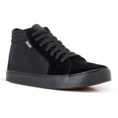 Tênis Bota Academia Esportiva  - Play, 37, Preto, Preto