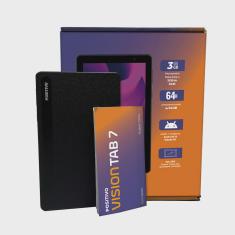 Tablet Positivo Vision tab 7 3GB ram 64GB Octa-Core Android 14 Go Wi-Fi - Tela 7 ips – 3100mAh – Preto