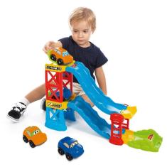 Brinquedo Infantil Ramp Racer 3 Formas 2 Carrinhos Livre de Bpa Maral