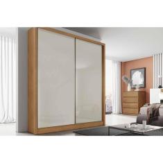 Guarda Roupas 2 Portas De Correr E 3 Gavetas Virtus/toledo Cumaru/fendi 25 - Novo Horizonte