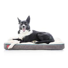 Cama viscoelástica para cães - 86 x 56 cm - cáqui