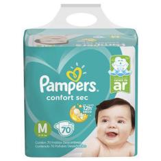 Fralda M Pampers Confort Sec 70 Unidades