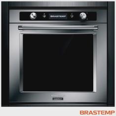 Forno de Embutir Elétrico Brastemp Gourmand 73 Litros Inox com Função Convecção e Meat Control - BOC60BR
