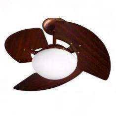 Ventilador de Teto Aventador Stilo Cobre Especial 127V 3 Pás Tabaco 130w - Tron Ventiladores -