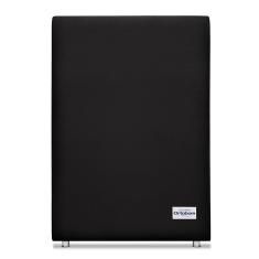 Cabeceira Sena Veluto Preto Solteiro (12x90x125) - Ortobom