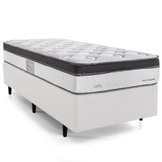 Cama Box de Solteiro Herval Lofty, Molas Ensacadas, 67x88x188 cm