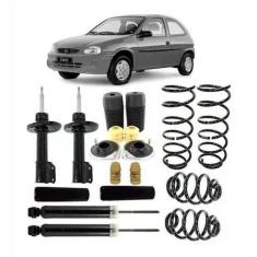 4 amortecedores 4 molas 4 batentes celta