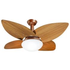 Ventilador de Teto Jet Aspen Venti-delta Cobre 4Pás Freijó 110 V, 110V