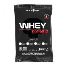Whey Turbo Refil (907g) - Sabor: Chocolate - Black Skull