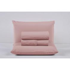 Kit Jogo de Cama Queen 200 Fios Toque Macio 200% Algodão 4 Peças - NAR