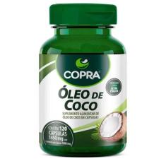 Óleo de Coco Extravirgem 120 cápsulas - Copra - Copra 