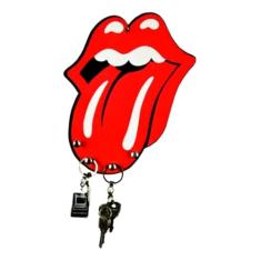 Porta Chaves Rolling Stones Vintage Retro Decoração Parede
