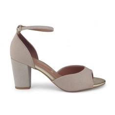 Sandália Feminina Vizzano 6262.406 Paris Glamour Shine Glitter