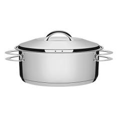 Caçarola Rasa Inox Fundo Triplo 20cm - 2,90L Tramontina 62503/200, Ino