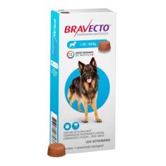 Bravecto para Cães entre entre 20 e 40kg com 1 Comprimido Mastigável -