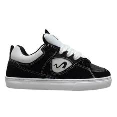 Tênis Tesla Fusion Denis Silva Preto Branco Skatista-Masculino