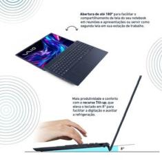 Notebook VAIO FE16 AMD Ryzen 7-5825U Linux 8GB RAM 512GB SSD 16" IPS WUXGA Antirreflexo - Cinza