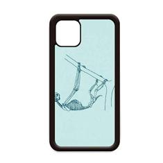 Capa com desenho de bicho-preguiça para iPhone 12 Pro Max para Apple Mini Mobile Case