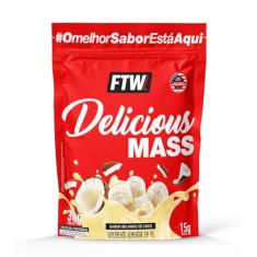 Delicious Mass Hipercalórico Refil 3kg Sabor Beijinho De Coco - FTW