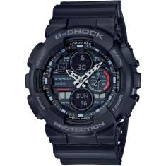 Relógio G-Shock GA-140-1A1DR Preto  masculino