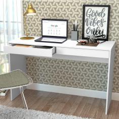 Escrivaninha Madri Para Computador 2 Gavetas B35 Branco NOVAM