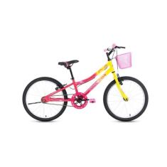 Bicicleta Infantil Bixy Aro 20 com Cesta Juvenil-Feminino