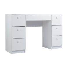 Mesa de Escritório Ditália 7 Gavetas Pe-100 Branca