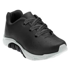 Tênis Infantil Unissex Mais Preto Branco Kidy 168-0230-0007