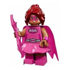 Boneco Blocos De Montar Batgirl Rosa Batman