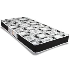 Colchão Solteiro Espuma D23 Roland Garros Pró Black (88x188x12) Luckspuma