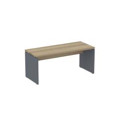 Mesa Para Escritório Diretor 120x60cm Pe40 Noce Naturalle-grafito