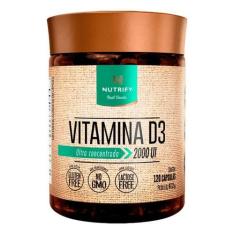 Vitamina D3 (120 Caps) Nutrify