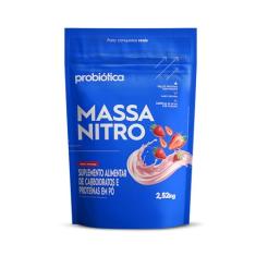 Massa Nitro No2 Refil (2,52Kg) - Sabor Morango, Probiótica