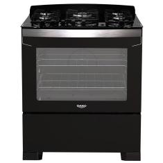 Fogão 5 Bocas Dako Automático Mesa De Vidro Diplomata Preto Bivolt