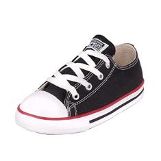 Tênis Converse All Star Infantil Chuck Taylor Ox Preto/Vermelho/Preto 24