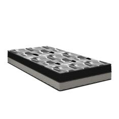 Colchão ISO Dupla Face Solteiro Ortobom 78x188x20cm Cinza/Preto