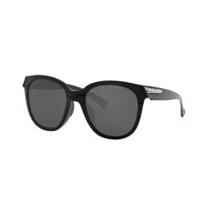 Oakley Oo9433 Óculos de sol femininos redondos com chave baixa, Polido preto/Prizm preto polarizado, 54 mm