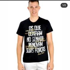 Camiseta Gospel Cristã Os Que Confiam Pecado Zero - Pecado Zero