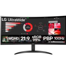 Monitor Gamer Lg 34 Ultrawide Wqhd 100hz 5ms Hdmi Ips Hdr10 F