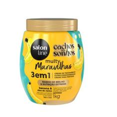 Creme de Tratamento Banana 3 em 1 Cachos dos Sonhos Multy Maravilhas 1