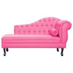 Recamier Divã Namoradeira Larissa Lado Esquerdo material sintético Cor