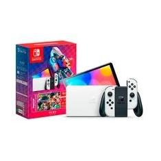 Console Nintendo Switch OLED, Branco + Mario Kart 8 Deluxe + 3 meses do Nintendo Switch Online